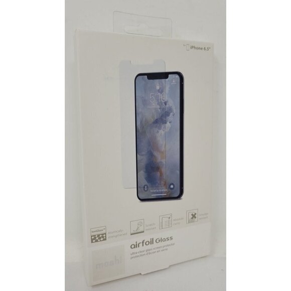 Moshi AirFoil Glass Screen Protector For Apple iPhone 11 Pro Max / XS Max, NEW - Picture 1 of 2